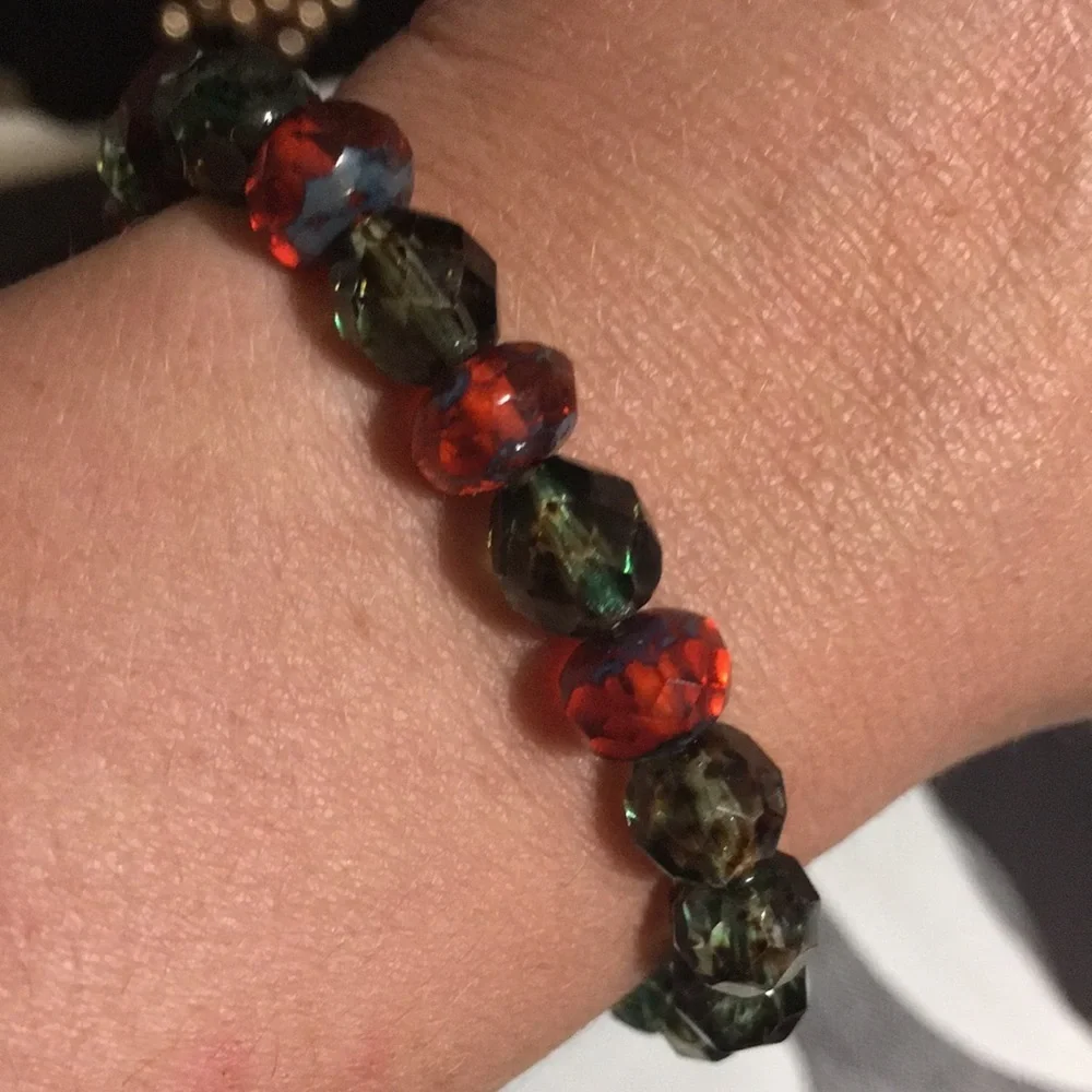 Czech Glass Bead Bracelet